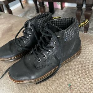 Dr. Martens Plaid Leather Ankle